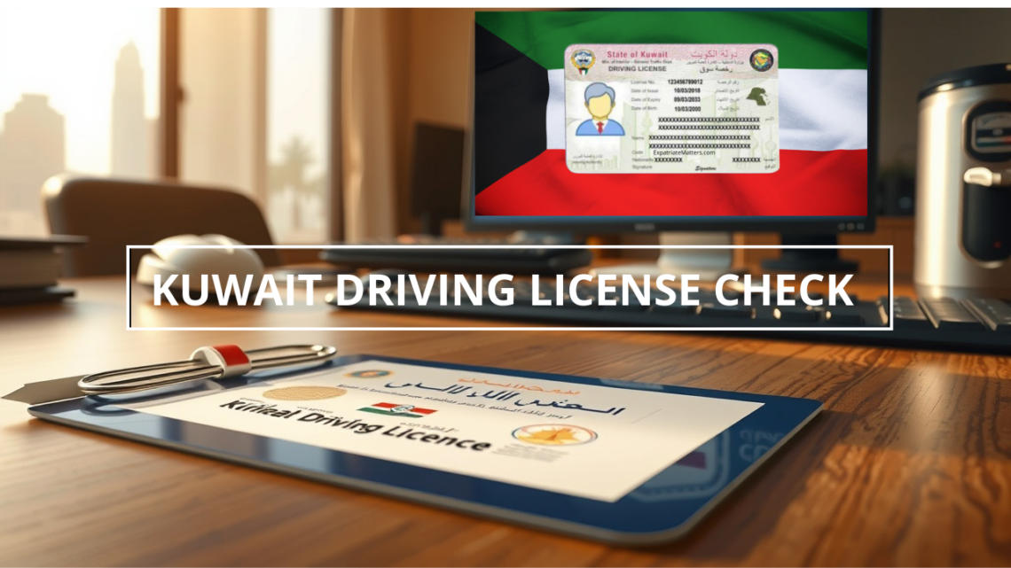 kuwait driving licence check online in 3 Online Options