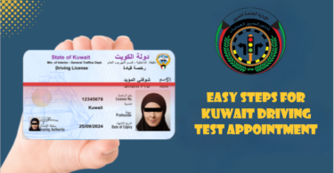 Easy Steps for kuwait driving test Appointment