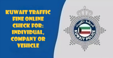 kuwait traffic fine online check for: individual, company or vehicle