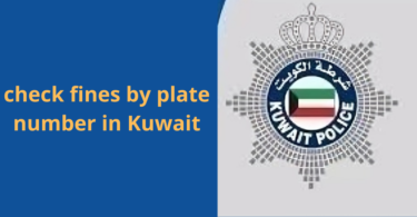 check fines by plate number in Kuwait