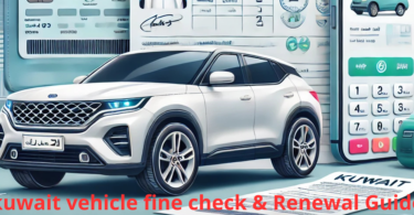 kuwait vehicle fine check & Renewal Guide